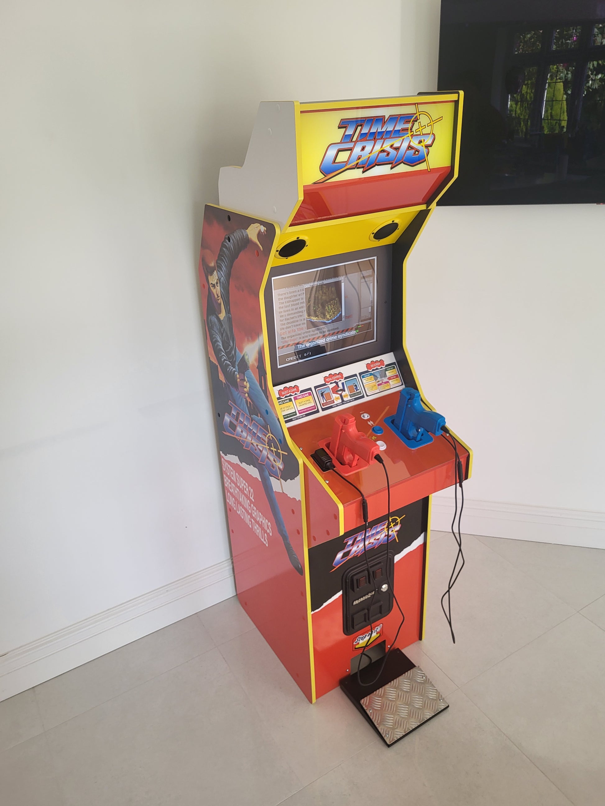 arcade machine pedal Arcade1Up Time Crisis Cabinet