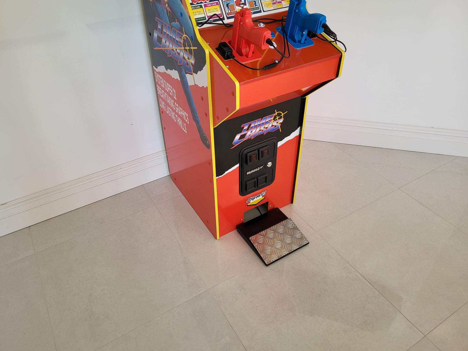 arcades pedal Arcade1Up Time Crisis Cabinet